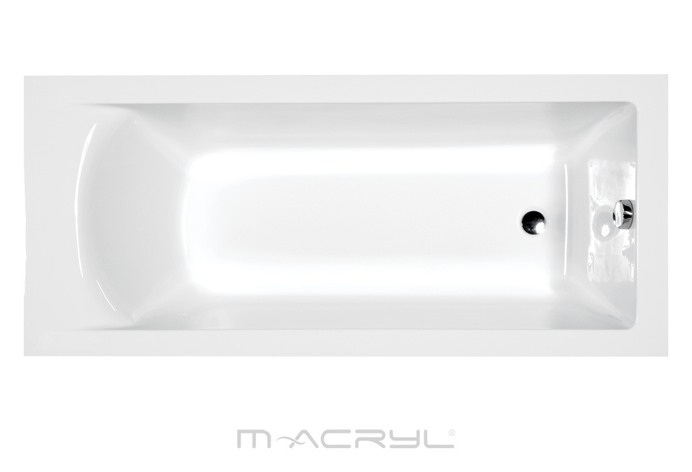 M-Acryl Fresh egyenes akril kád 160x70 cm