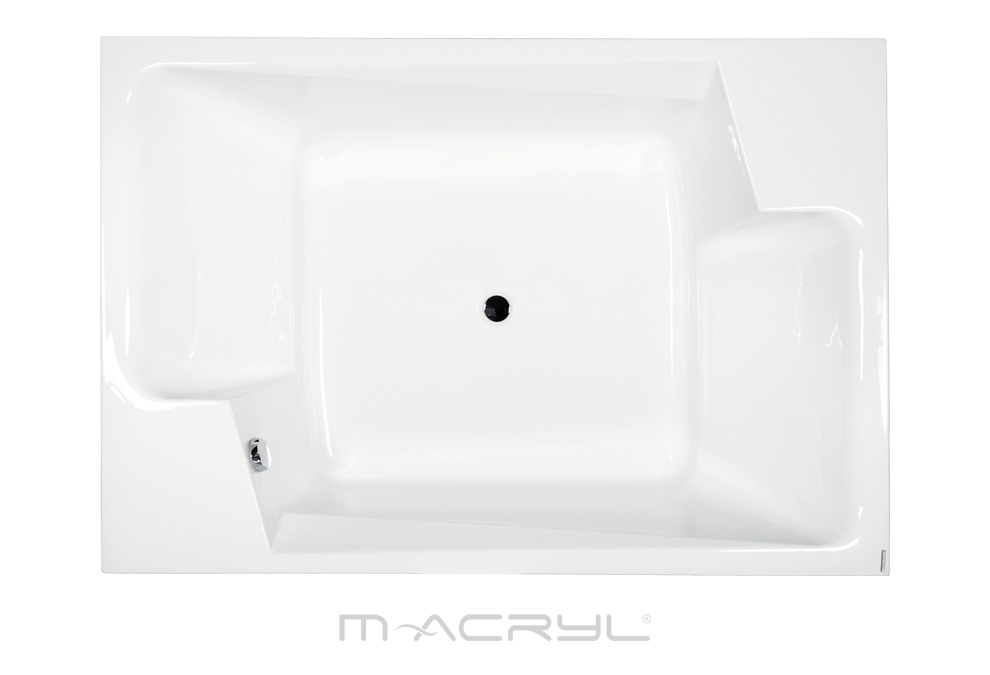M-Acryl Grande különleges akril kád 190x125 cm