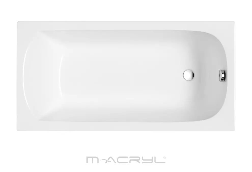 M-Acryl Mira egyenes akril kád 120x70 cm