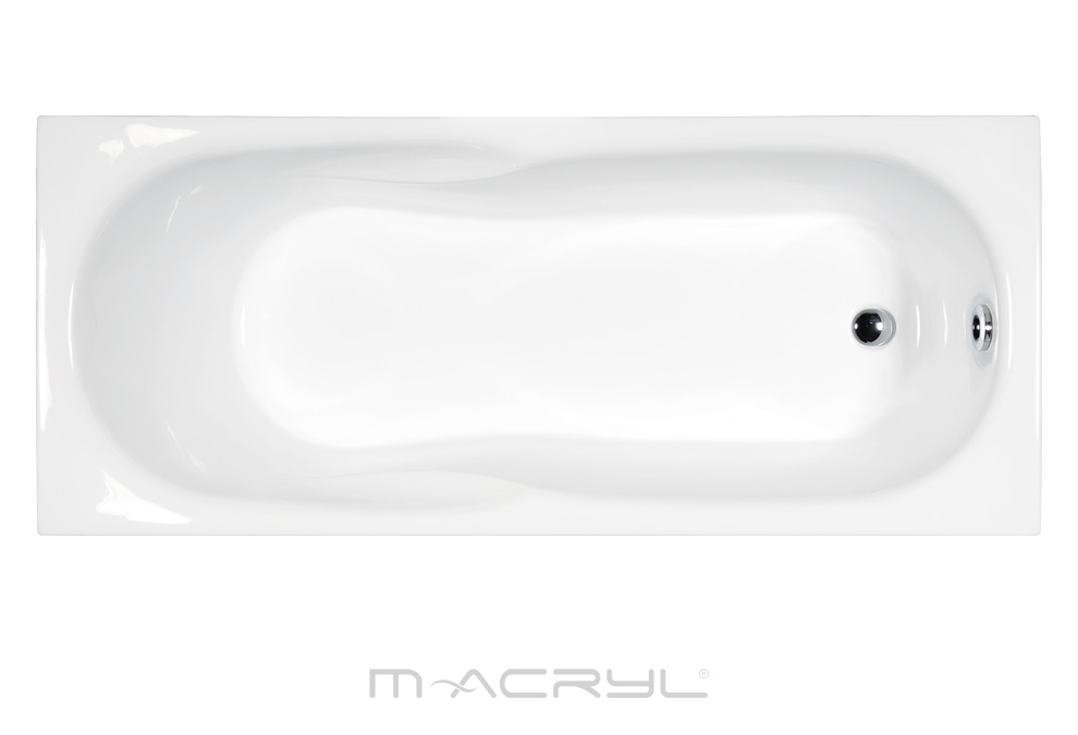 M-Acryl Nora egyenes akril kád 150x70 cm
