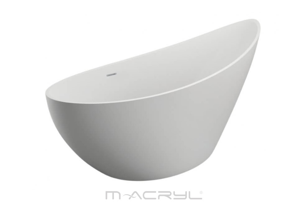 M-Acryl Paradise szabadon álló akril kád fehér előlappal 180x80 cm