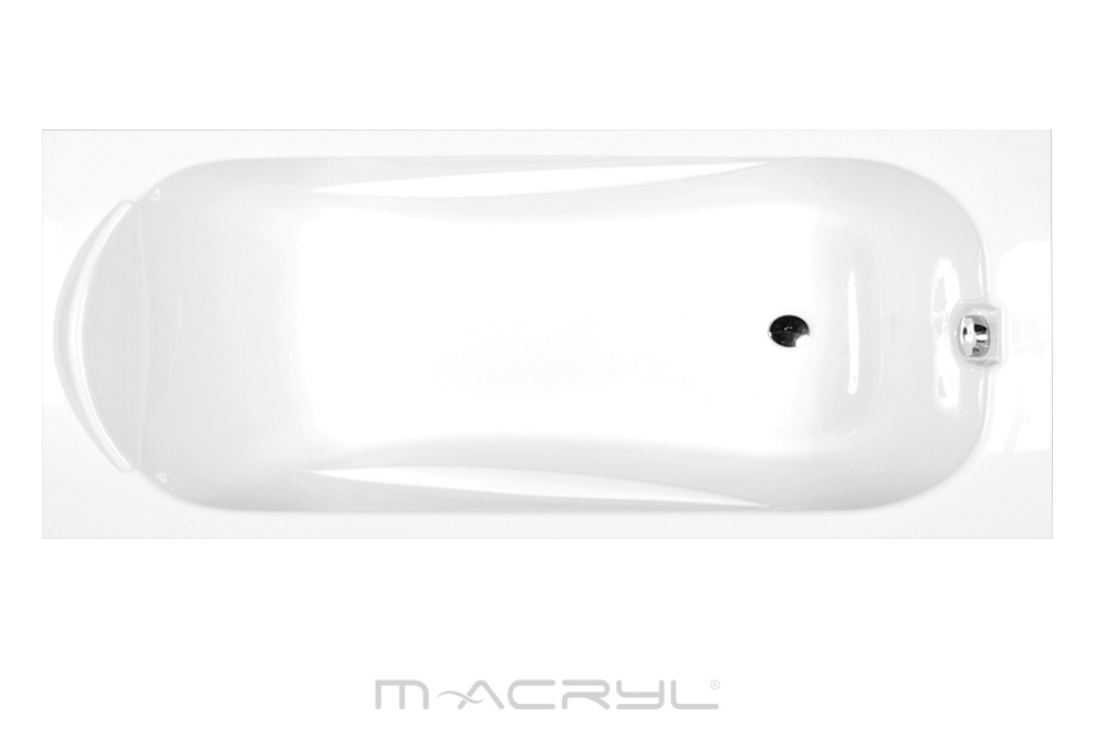 M-Acryl Sortiment egyenes akril kád 150x75 cm