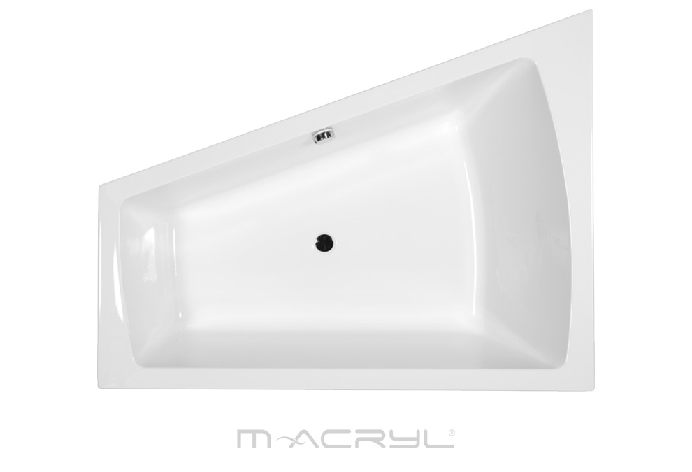 M-Acryl Trinity különleges jobbos akril kád 160x120 cm