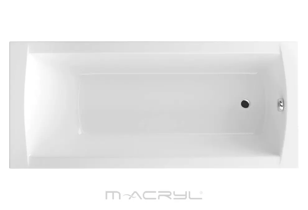 M-Acryl Viva egyenes akril kád 150x70 cm