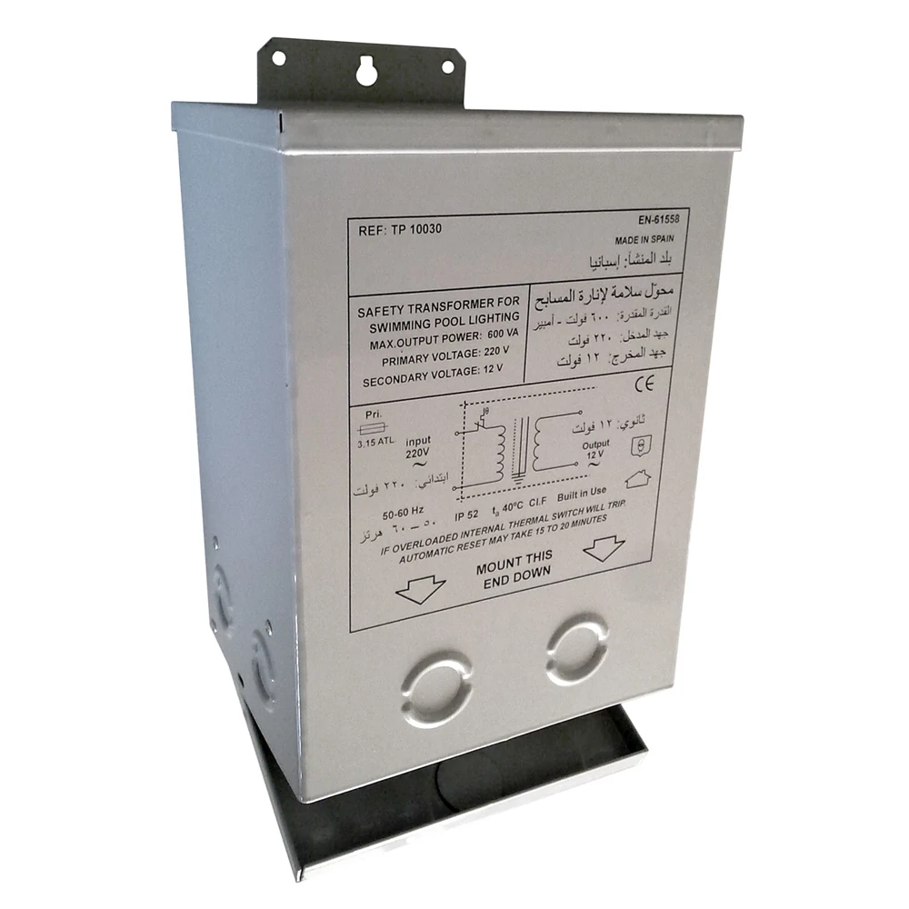 Pontaqua Transzformátor fémházban 230/12 V-300 W