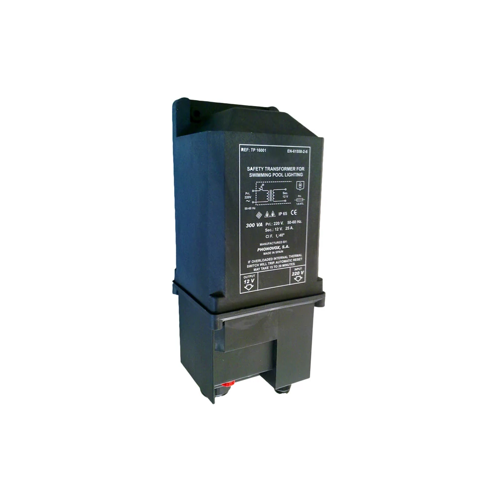 Pontaqua Transzformátor műagyagházban 230/12 V-300 W