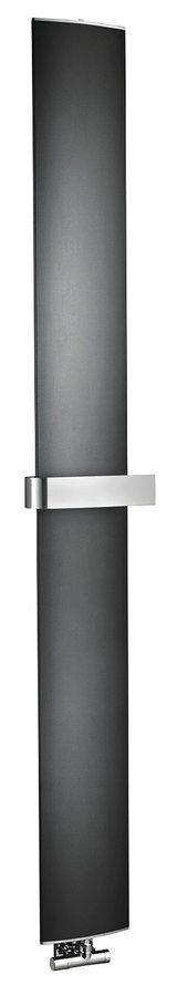 Sapho RIDEA OTHELLO MONO SLIM fürdőszobai radiátor, 300x1890mm, matt fekete