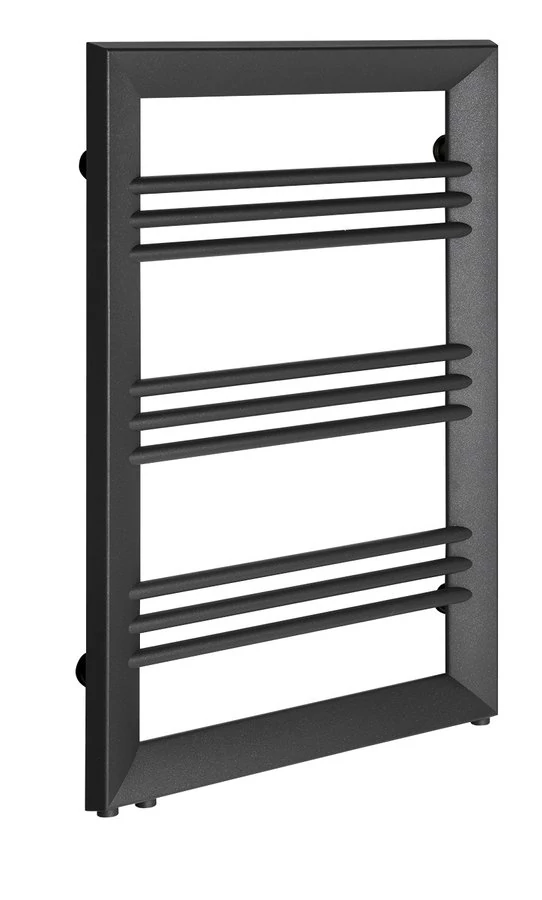 Sapho LEONTES fürdőszobai radiátor, 595x944mm, 423W, struktúrált antracit