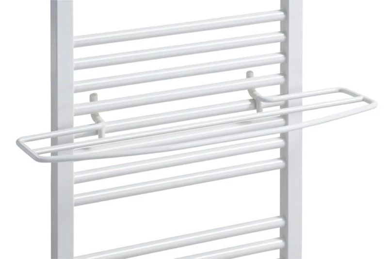 Törölközőtartó radiátorra, 214x600 mm, acél, fehér