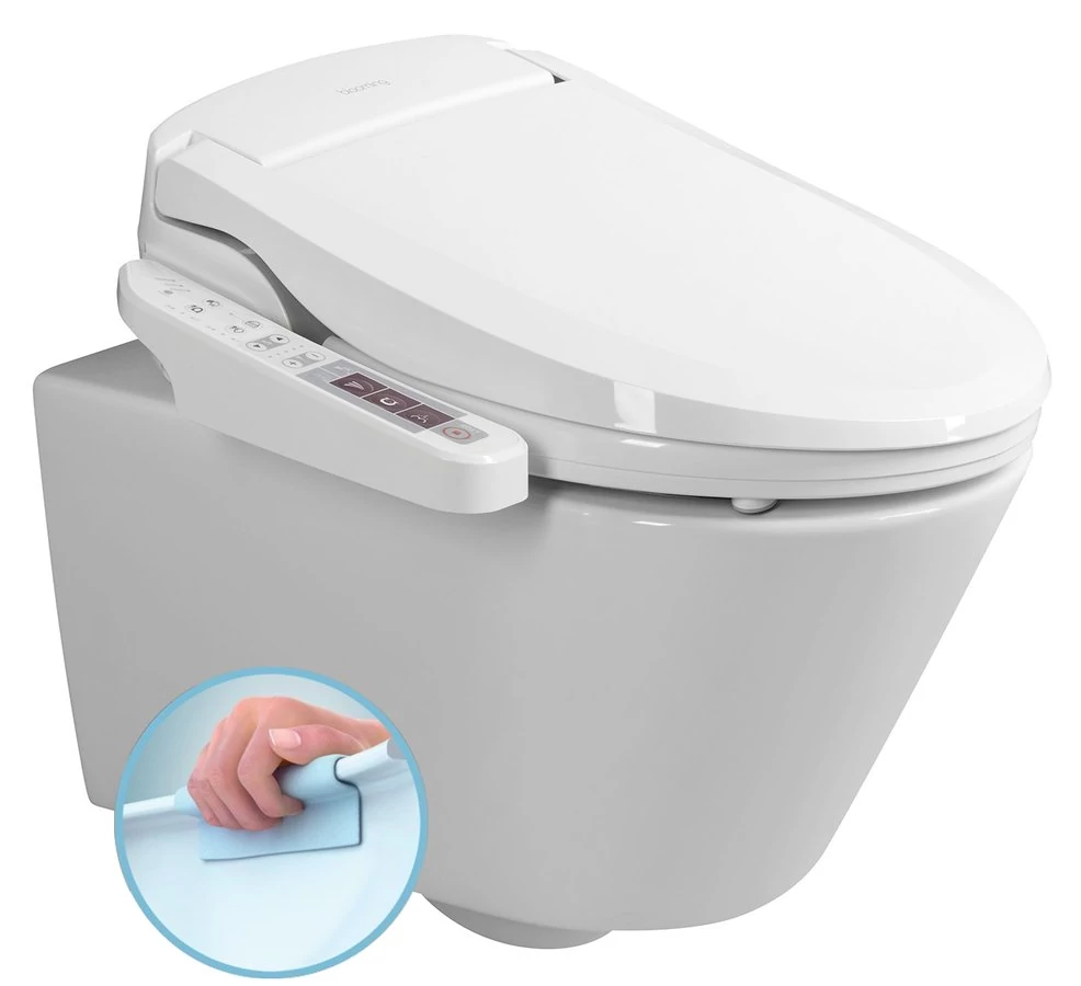 Sapho AVVA fali WC BLOOMING EKO PLUS elektronikus bidé WC-ülőkével