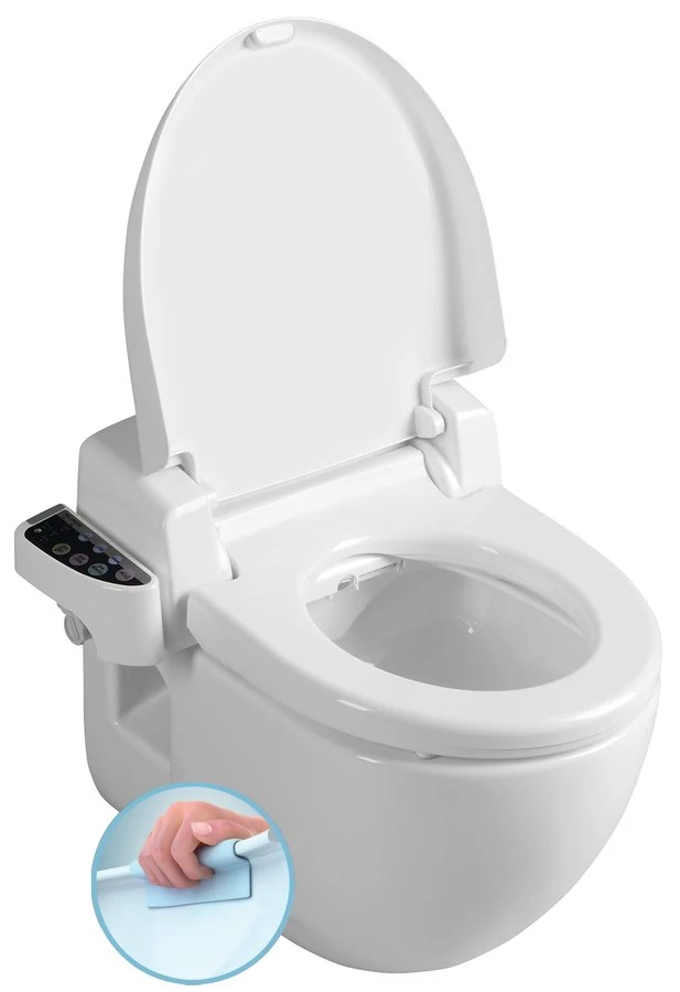 Sapho BRILLA fali WC BLOOMING elektronikus bidé WC-ülőkével