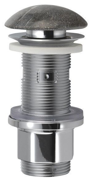 zárható lefolyó BLOK mosdóhoz 5/4“, click-clack, sötét matt