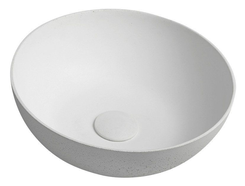 FORMIGO beton mosdó, átm:39cm, fehér (FG031)