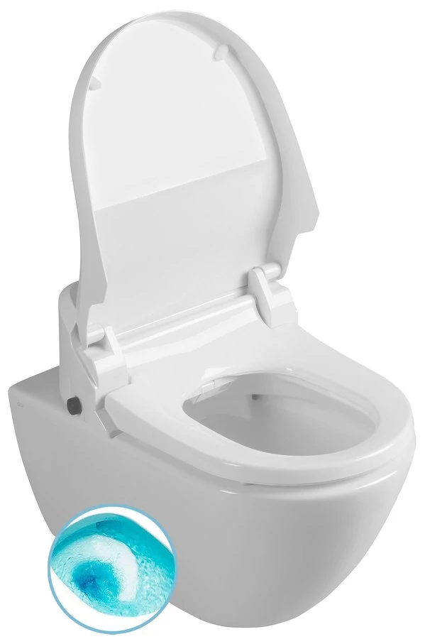 Sapho PURA fali WC USPA LUX elektronikus bidé WC-ülőkével