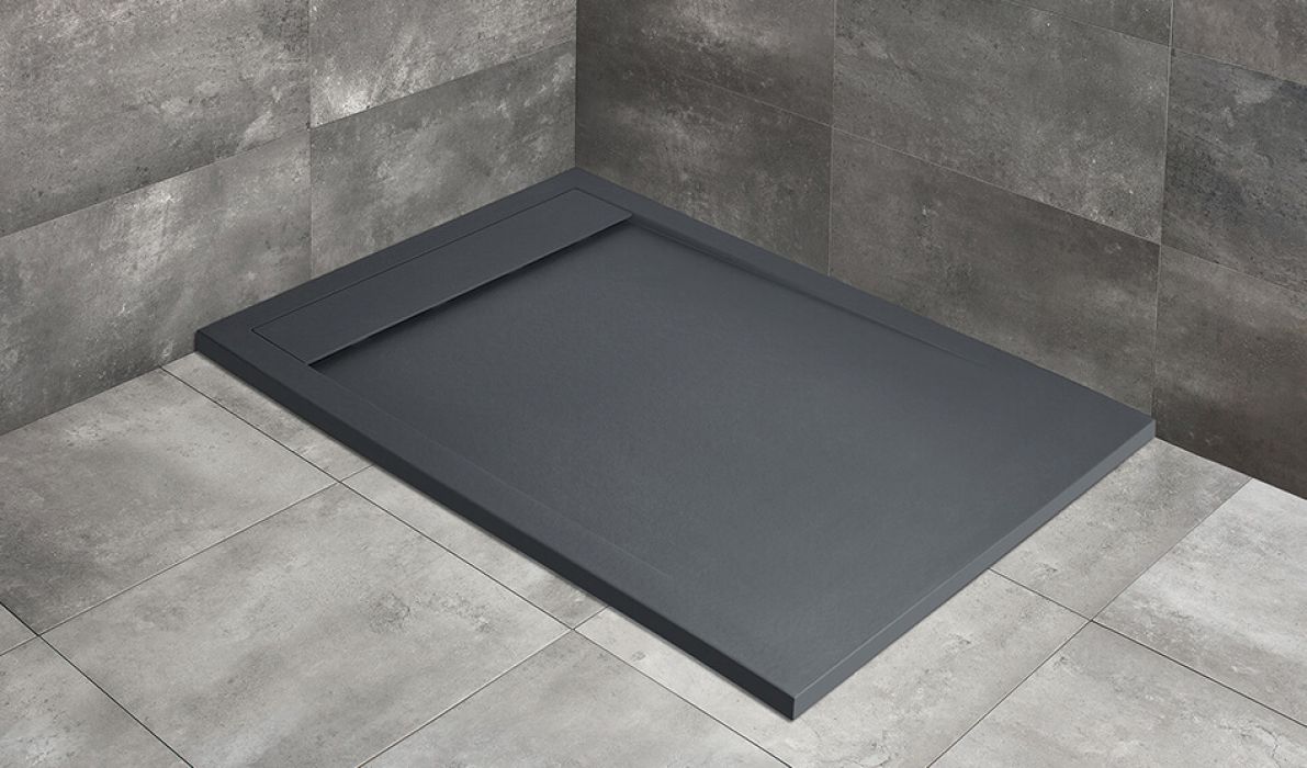Radaway Teos F 90x80 fekete zuhanytálca ajándék szifonnal