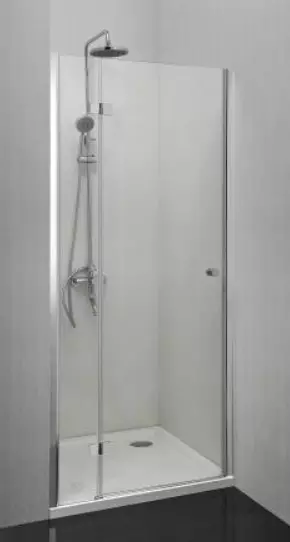 Sanotechni SIMPLYFLEX zuhanyfülke nyílóajtó, 80 cm, króm
