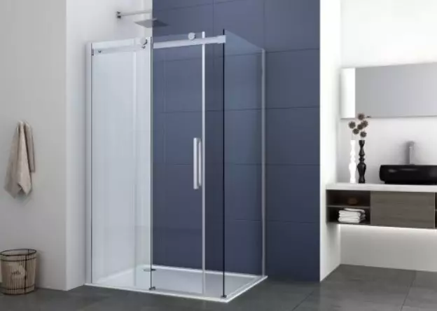 Sanotechnik ELEGANCE 150x90 cm zuhanykabin, tolóajtó, króm