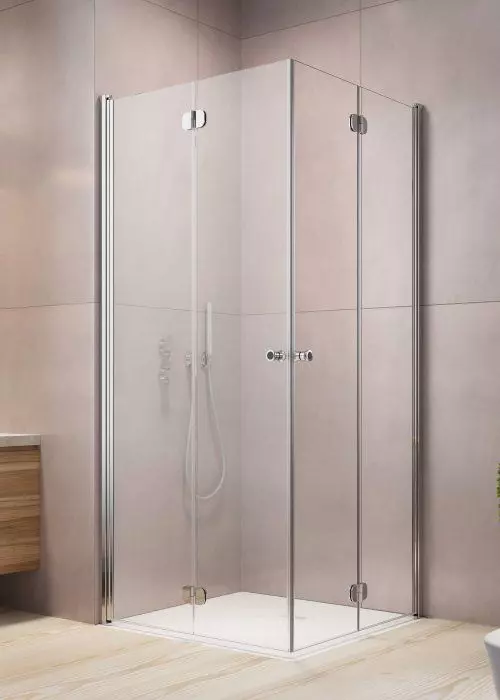 Radaway Eos KDD-B 80x80 szögletes zuhanykabin átlátszó üveggel