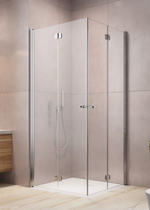 Radaway Eos KDD-B 100x100 szögletes zuhanykabin átlátszó üveggel