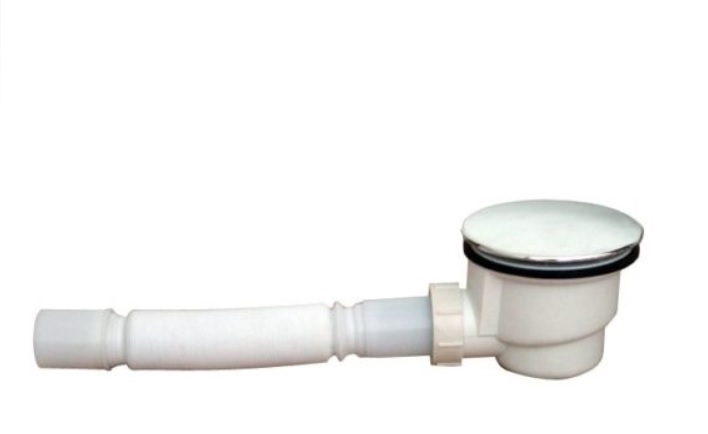 Sanotechnik zuhanytálca szifon, átmérő: 90 mm, króm